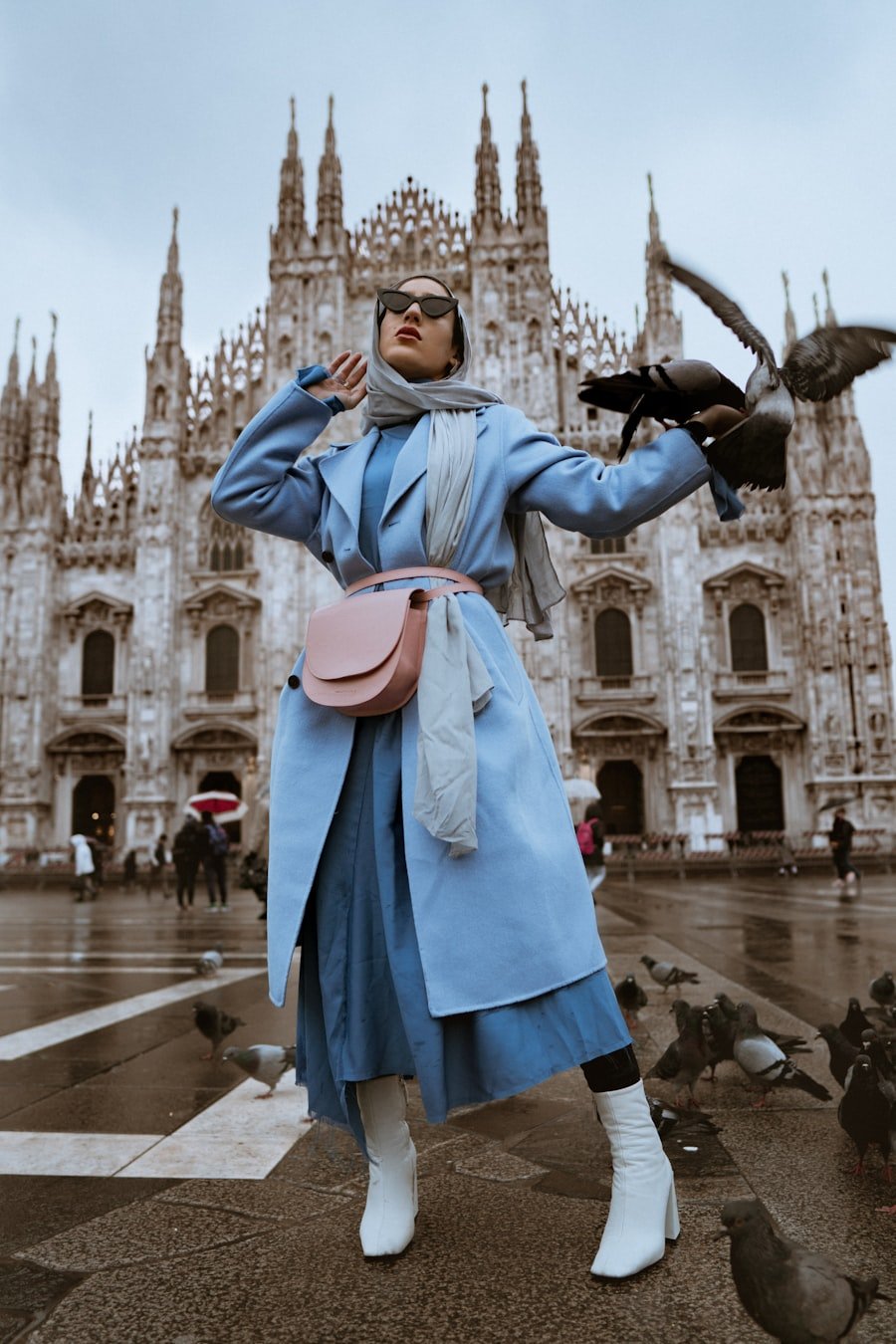 Street-style editorial look